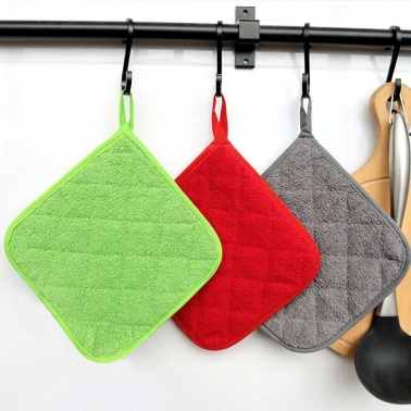 <strong>Potholders, , Cotton, Heat Resistant, Kitchen Essential, Potholder Set, Trivet for Cooking and Baking with Hanging Loops</strong>